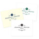 Initial Scroll Folded Note Cards - Raised Ink Image 3 of 3